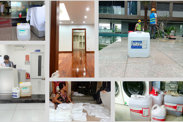 giải pháp tẩy rửa vệ sinh nhà hàng khách sạn Tâm Việt Supply