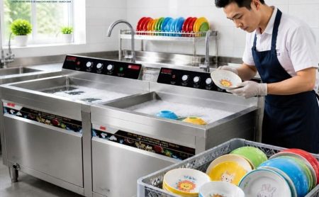 máy rửa chén siêu âm có phù hợp với dish wash clean tâm việt supply